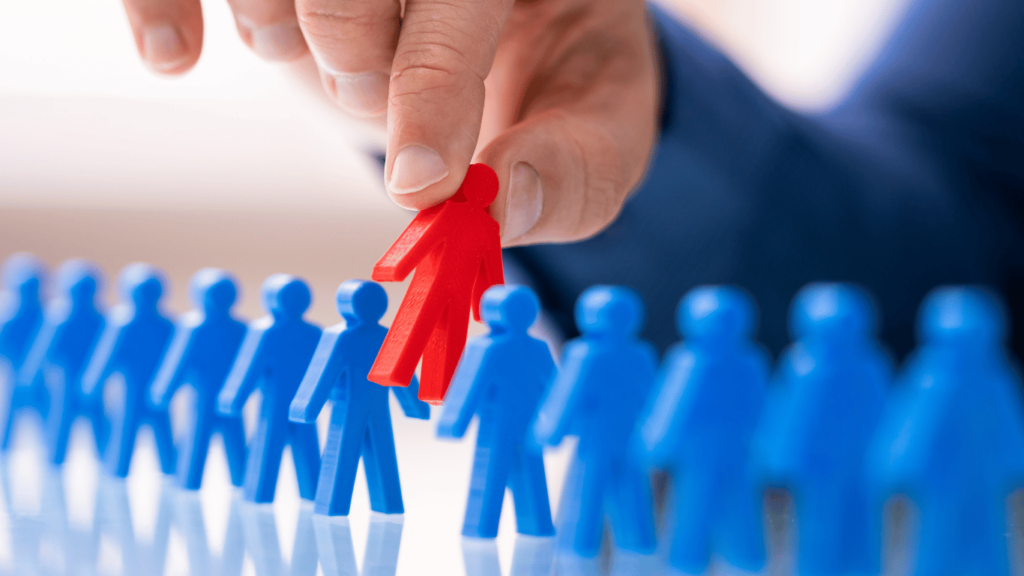 Hiring managers sifting through ideal candidates